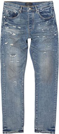 Purple P005 Vintage Laser straight jeans - men - Spandex/Elastane/Cotton - 32 - Blue
