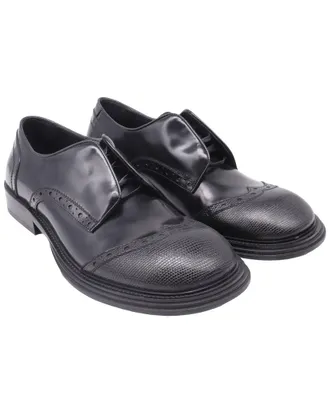 Ferragamo Mens Calfskin Leather Festo Wing-Tip Oxford (Authentic Pre-Loved)