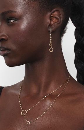 Lana Jewelry Two to Tango Layered Pendant Necklace in Yellow at Nordstrom, Size 18