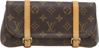 Louis Vuitton Marelle Waist Monogram Canvas Brown Canvas Handbag (Pre-Owned)
