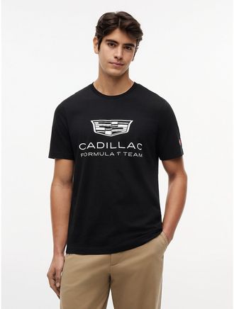 Tommy Hilfiger Mens Tommy x Cadillac F1 Team Logo T-Shirt - Black - XL
