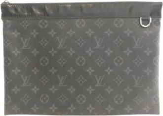 Louis Vuitton Pre-owned Clutches, female, Black, Size: ONE SIZE Pre-owned Vintage Canvas Pochette