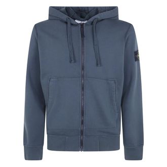 Stone Island Zip-throughs - Heren - Vesten met rits - Blauw - 2XL - Hoodies & sweatvesten