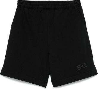VETEMENTS logo-print shorts - Black