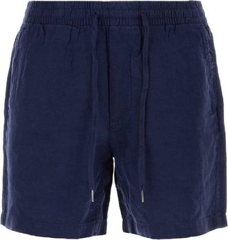 Polo Ralph Lauren Logo Motif Prepster Linen Shorts, Size Medium