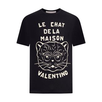 Valentino T Shirt Nero-Uomo