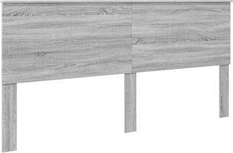 vidaXL Cabecero Con Cabecera Gris Sonoma 200 Cm Madera Contrachapada Vidaxl