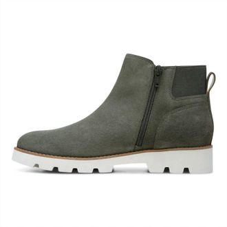 Vionic Womens Brionie Ankle Boot In Olive