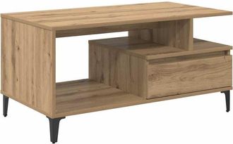 vidaXL Coffee Table Artisan oak 90 x 49 x 45 cm Engineered wood vidaXL