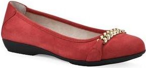 White Mountain WHITE MOUNTAIN Charmed Flat in Red Fabric at Nordstrom Rack, Size 7.5 M