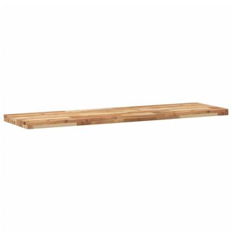 Berkfield Home Compact Floating Shelf 120x40x4 cm Oil Finished Solid Wood Acacia in Brown | Size: 120 x 40 x 4 cm