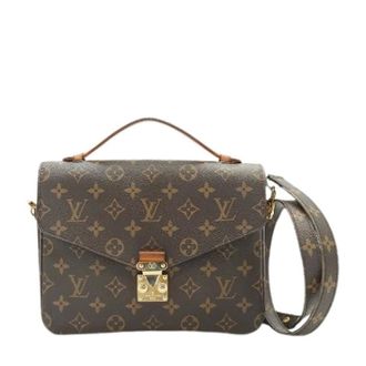 Louis Vuitton Pre-owned Monogram Pochette Metis MM - unisex - Louis Vuitton Vintage - Vintage Cross Body Bags - Brown - ONE SIZE - Pre-owned