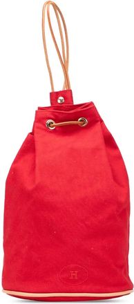 Hermès Zaino Polochon Mimile in tela Toile 1990-2015 - Marrone