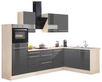 Optifit Winkelküche »Bern« Stellbreite 285x175 cm, wahlweise mit E-Geräten