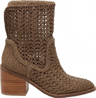 Kelsi Dagger Womens Emery Armadillo Crochet Booties In One Color