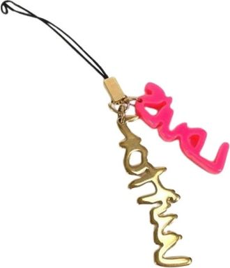 Louis Vuitton Pre-owned Accessories, female, Pink, Size: ONE SIZE Pre-owned Canvas Key-holder