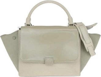 Celine Pre-owned Leren Handtas - Dames - Vintage Handtas - Beige - ONE Size - Leer - Vintage