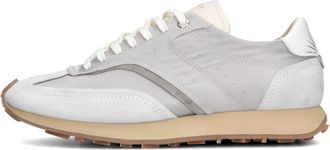 Nubikk Schoenen, Dames, Grijs, 42 EU, Leer, Low-Top Sneakers Zora Mae