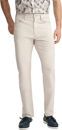 34 Heritage Mens Cotton Courage Straight Leg Pant In Oat Honeycomb