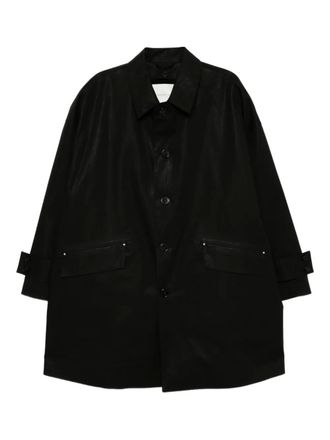 Mackintosh Cappotto con bottoni - Nero