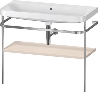 Duravit Set C-bonded Duravit Happy D.2 Plus Con Soporte Met&aacute;lico