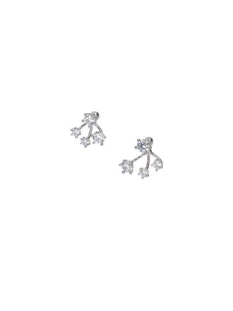 Panconesi Constellation Silver-Plated Crystal Earrings