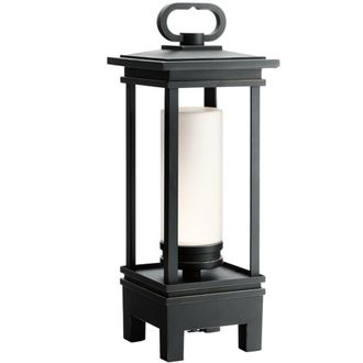 Loops Outdoor IP44 Bluetooth Lantern Rubbed Bronze LED 3W Bulb Light Fitting d01812
