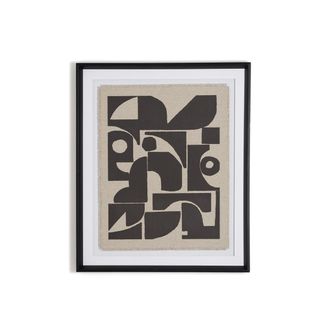 La Redoute Interieurs Kader met linnen motief 50 x 60 cm, Albio