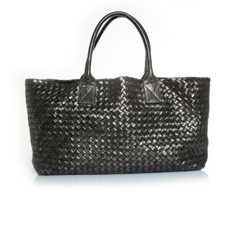 Bottega Veneta Pre-owned Womens Metallic limited Cabas tote Leather - One Size
