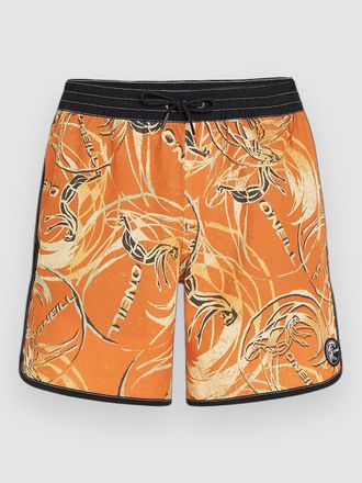 O'Neill ORiginals Scallop 16 Boardshorts oranje
