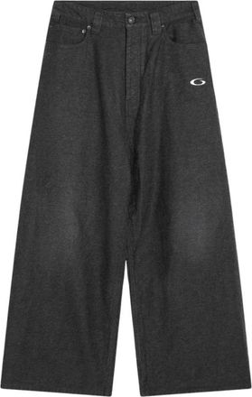 Balenciaga Wijde Grijze Broek - Heren - Wijde Broeken - Grijs - M - Broeken