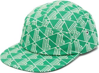 Lacoste printed twill cap - unisex - Cotton - S - Green