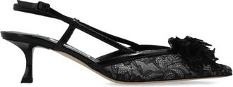 Jimmy Choo London Mimmi Schoenen met Hak - Dames - Pumps - Zwart - 35 EU - Leer - Schoenen