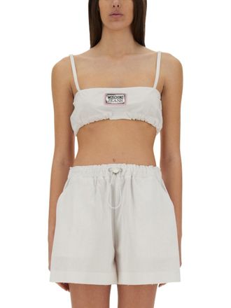 Moschino Cotton Bandeau Top