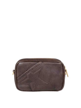 Golden Goose Mini Star Brown Leather Bag