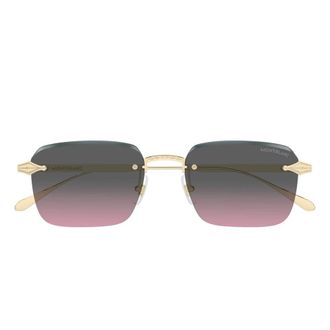 Montblanc Sunglasses, unisex, Yellow, Size: 54 MM Mb0456S Sunglasses