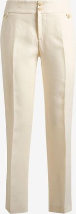 Etro Gerade verk&uuml;rzte Leinenhose