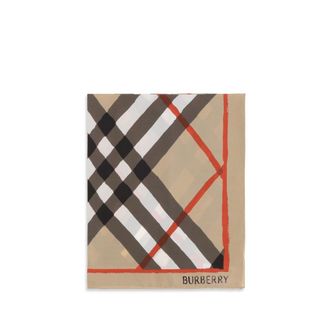 Burberry Beige Silk Womens Scarf