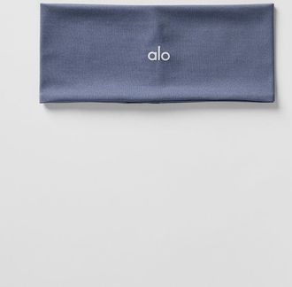 Alo Softsculpt Wide Headband in Bluestone