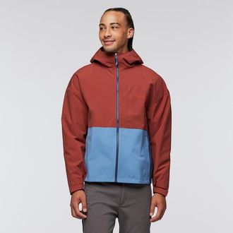Cotopaxi Cielo Rain Jacket - Mens in Nutmeg And Fjord at Nordstrom, Size Xxx-Large
