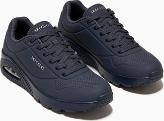 Skechers Mens Skechers UNO - STAND ON AIR Mens Casual Trainers Dark Navy - Black - Size: 10.5