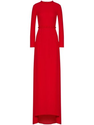 Valentino Garavani Avondjurk met riem - Rood