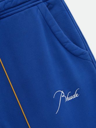 Rhude Cobalt Blue Cotton Joggers - Blue