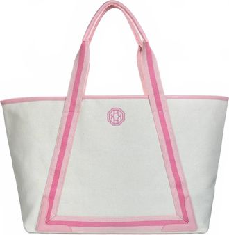 Helen Jon Womens Beach Tote Bag In Shell Pink