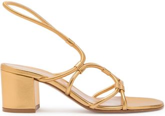 Gianvito Rossi 65 Metallic Nappa Leather Sandals - Gold - 36 (IT36 / UK3)