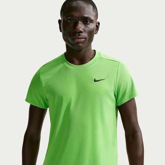 Nike Mens Court Victory Dri-FIT Tennis Top in Green | FZ6921-307