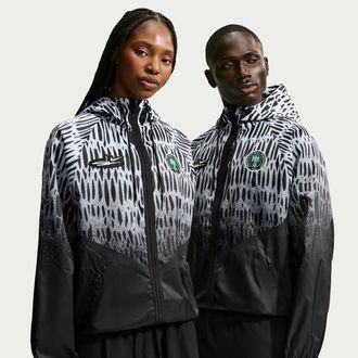 Nike Mens x Nigeria x Slawn Soccer Anthem Jacket in Black | IH1626-010