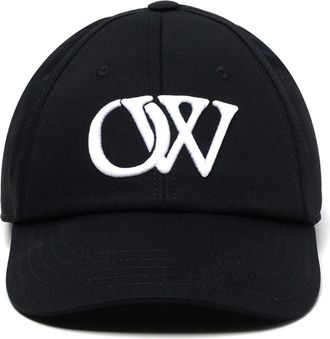 Off-white OW Drill baseball cap - women - Cotton - M - Black