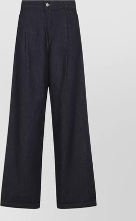 Dries Van Noten cotton mid-rise wide-leg jeans