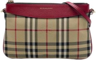 Burberry Borsa a tracolla in nylon Pre-owned - - Pre-owned - Donna - Beige - ONE SIZE